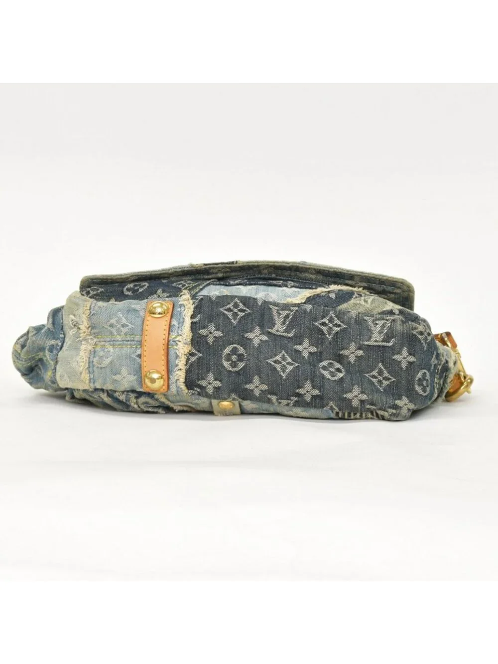 Louis Vuitton Patchwork Posty Messenger Bag Monogram Denim